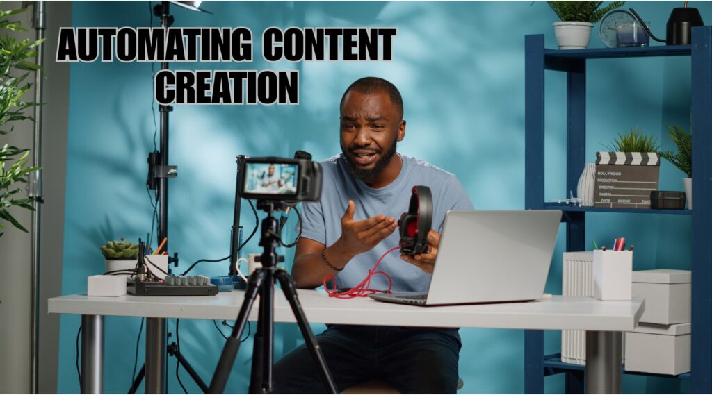 AI tools for automating content creation in 2025. Caption: