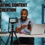 AI tools for automating content creation in 2025. Caption: