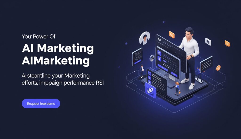 AI Marketing platform generating ad creative content