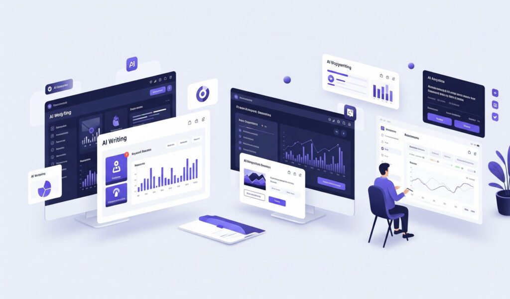 "AI tools for writing streamline business and SEO copywriting tasks."
