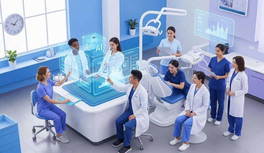 AI Marketing dashboard for dental clinic promotions