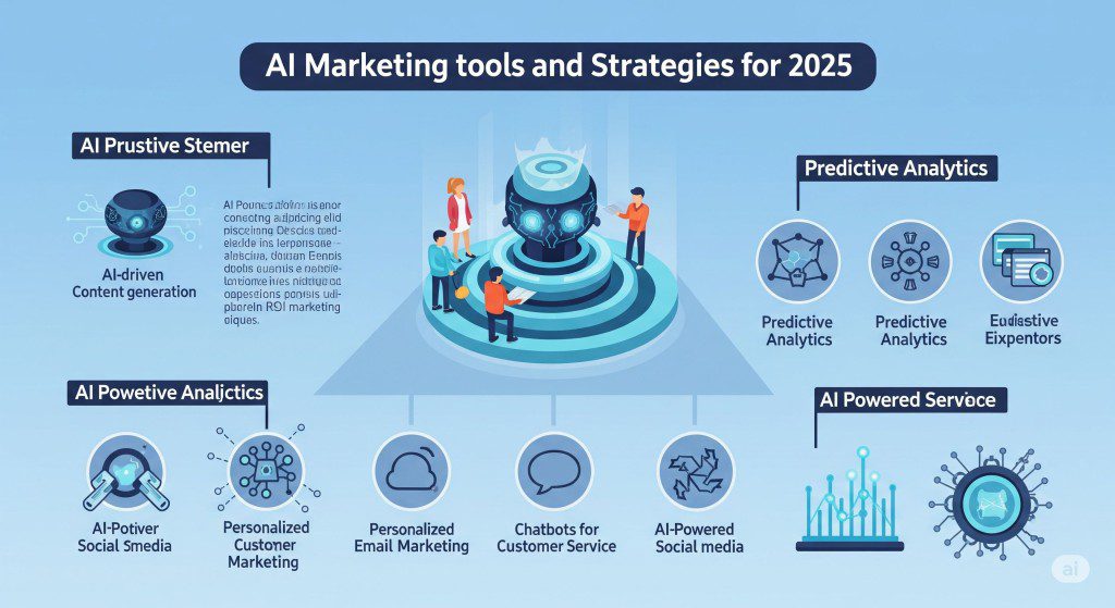 AI Marketing tools and strategy dashboard 2025