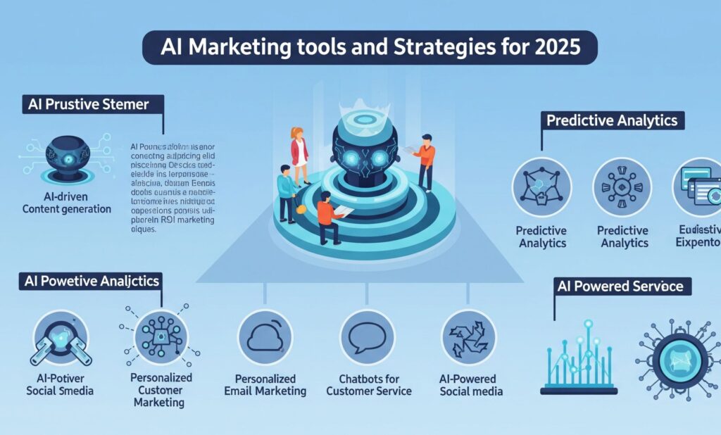 AI Marketing tools and strategy dashboard 2025