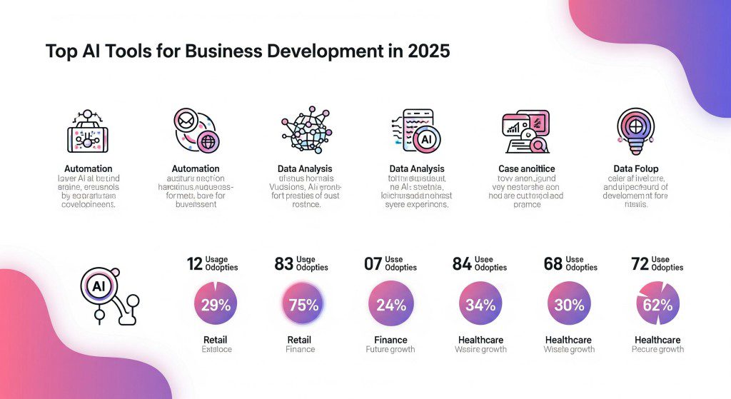 Infographic: Top AI Tools for Business Development 2025