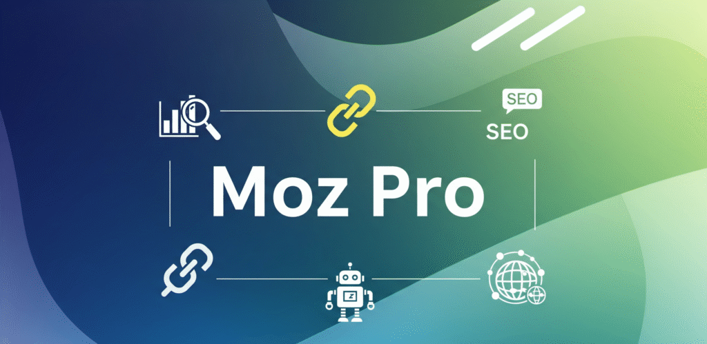 Moz Pro SEO tool for domain authority and rank tracking