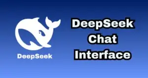 DeepSeek chat interface