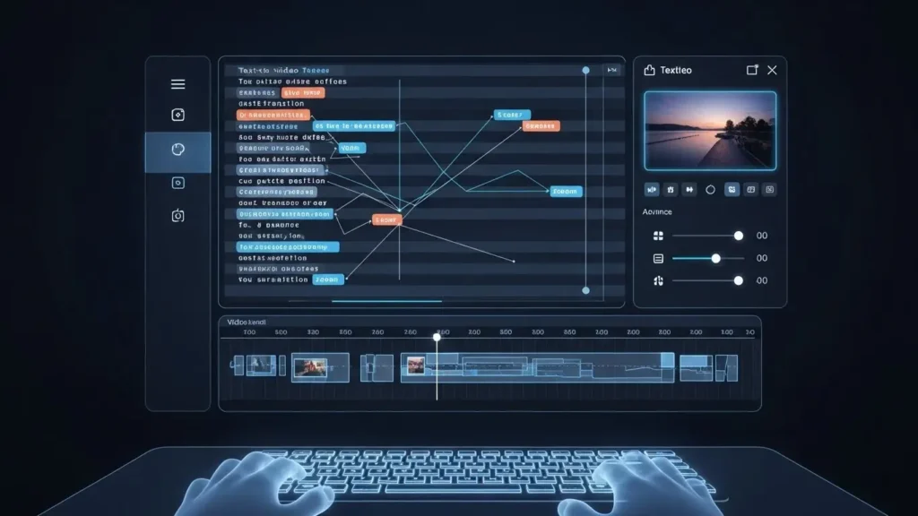 Text-based editing inside Adobe Premiere Pro AI.